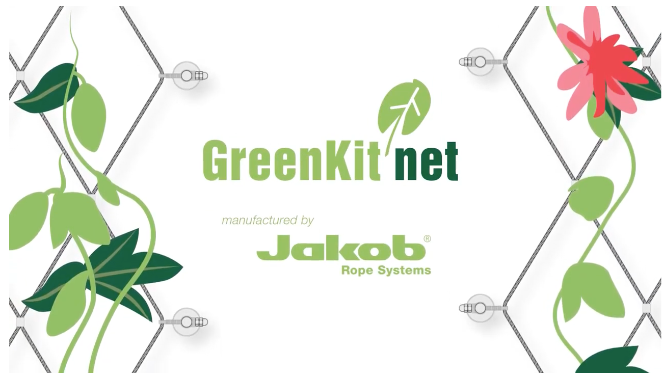 JaKob GreenKits Trellis - The stainless steel plant support for a perfect  greening
