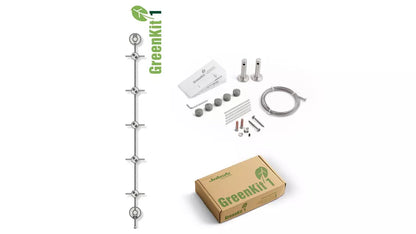 jakob 96 in. wire rope plant trellis system Compact 4-inch Wide, 80-inch High Stainless Steel Trellis